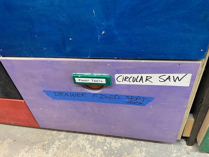 circular saw drawer