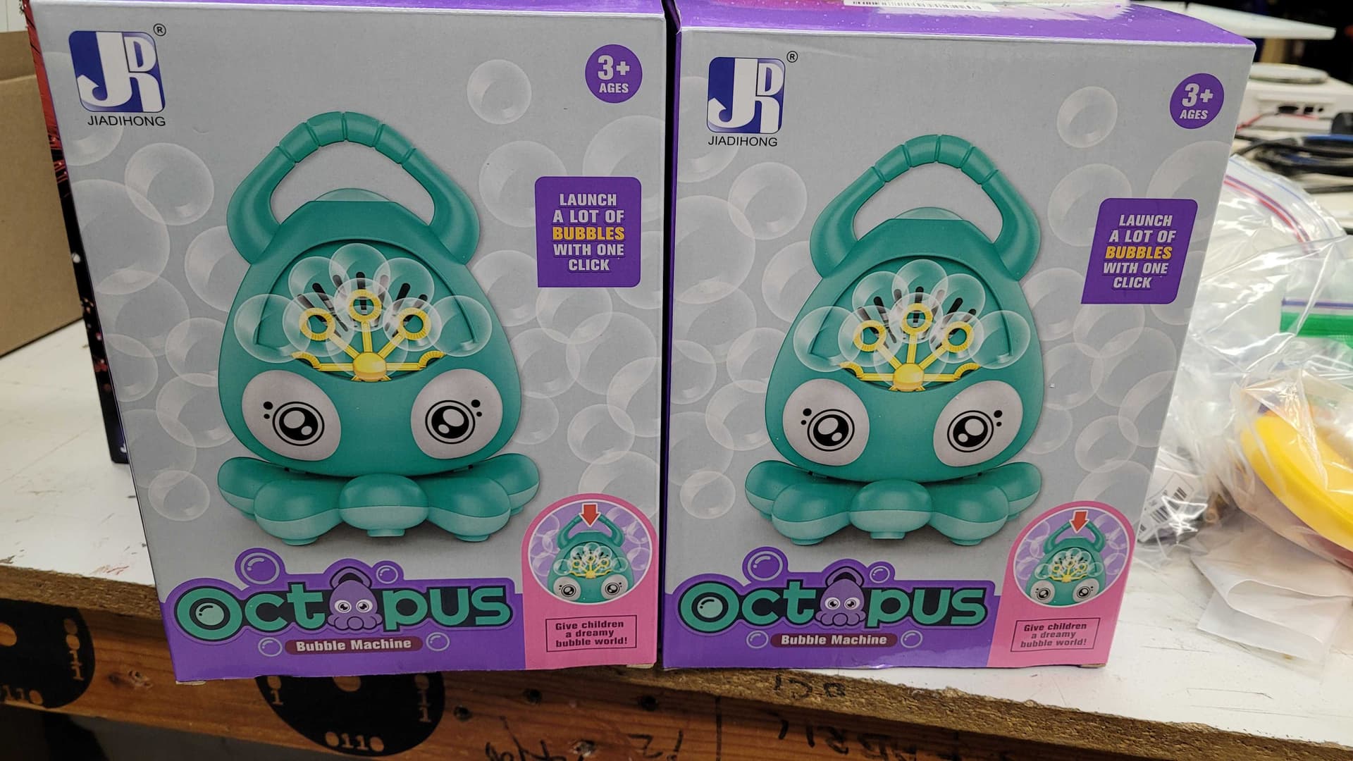 octopus bubble machine